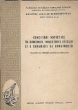 Cercetari sovietice in domeniul industriei sticlei si a ceramicii de constructii