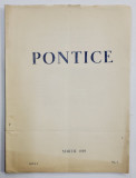 PONTICE , REVISTA LUNARA DE ARTA SI CULTURA DOBROGEANA , ANUL I , Nr. 3 , MARTIE 1939