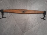 Piesa componenta car caruta lemn vechi vintage decor rustic traditional