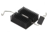 Radiator extrudat BGA FPGA negru 27mm x 27mm