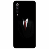 Husa silicon pentru Xiaomi Mi 9, Mystery Man In Suit