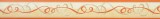 Bordura Decorativa Tapet Modern Alb Portocaliu 3.5cm x 10m Lavabila