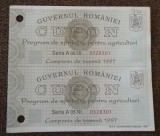 Guvernul Rom&acirc;niei: Cupon pentru agricultori 1997