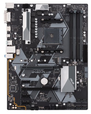 PLACA de BAZA Asus &amp;quot;PRIME B450-PLUS&amp;quot;, skt AM4, ATX, AMD B450, 4 x DDR4, max. 64 GB, 6 x SATA, 1 x M.2, 7.1, &amp;quot;PRIME B450-PLUS&amp;quot; foto