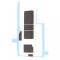 Sticker Adeziv Samsung Galaxy Note 8 N950F, Backlight Sticker Adeziv (Min. 5 buc.)