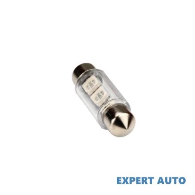 Bec led 2 smd sofit 31mm sticla 5050 12v roz cod: pt53 Alta marca Alt model #7 foto