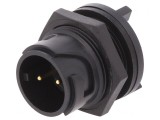 Conector Circular Buccaneer 4000 2 PIN Aurit THT