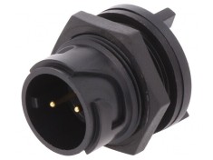 Conector Circular Buccaneer 4000 2 PIN Aurit THT