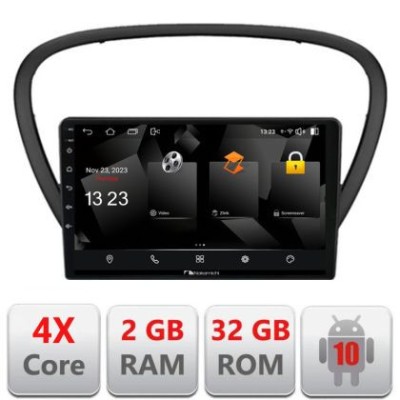 Navigatie Peugeot 607 Android radio gps internet quad core 2+32 carplay android auto CarStore Technology foto