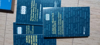 Clinical Practice Guidelines for Chronic Kidney Disease - 3 volume foto
