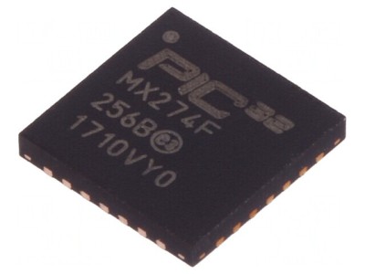 Microcontroler PIC32 256kB 2.5-3.6V SMD QFN28 foto
