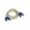 Cablu RCA Stereo Coaxial 0.9m, tata-tata, SSPRCA3