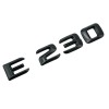 Emblema E 230 Negru, pentru spate portbagaj Mercedes, Mercedes-benz