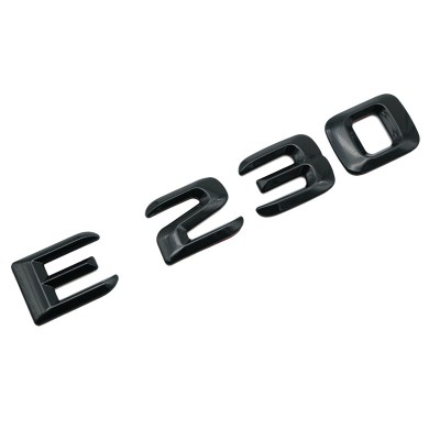 Emblema E 230 Negru, pentru spate portbagaj Mercedes foto