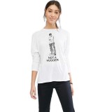 Cumpara ieftin Bluza dama alba - Not a hugger - XL, THEICONIC