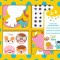Set creativ colaje animale din fetru Djeco