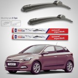 Cumpara ieftin Ștergătoare Hyundai i20 GB (2014&ndash;2018) Flat | Set față &ndash; TeamCar&reg;