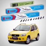 Cumpara ieftin Ștergătoare Suzuki Ignis I FH 2000-2003 | Set Față și Spate Flat Premium &ndash; TeamCar&reg;