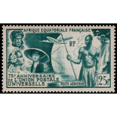 French Equatorial Africa 1949 - UPU, neuzata