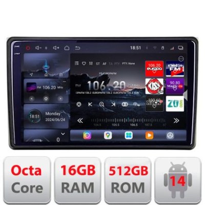 Navigatie Audi A4 B6, A4 B7 2001-2007 Edotec Kit-050 8 core QLED 2K 16+512 360 Android Waze USB Navigatie Internet Youtube Radio CarStore Technology foto