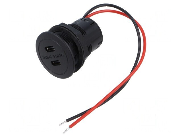 Alimentator USB C Power Delivery 3A 0,15m x2