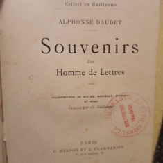 Alphonse Daudet - Souvenirs d'un homme de lettres