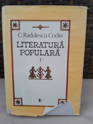 Literatura populara - C. Radulescu Codin vol.I foto