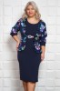 Rochie Eleganta Volare Bleumarin - 48Marimea, Yves