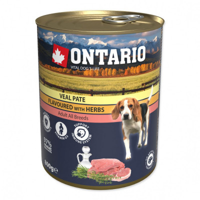 Conservă ONTARIO Carne de vițel, cu ierburi 800 g foto