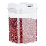 Cutie de Depozitare Alimente, Cyrax, Cutie de Depozitare tip Container pentru Bucatarie, cu Capac, Inchidere Ermetica, Cutie pentru Cereale, 15.5 x 10
