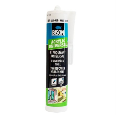 Etansant acrilic Bison Universal, alb, interior / exterior, 280 ml foto