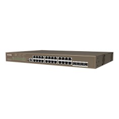 Switch 24 porturi PoE Gigabit, 1 port consola, 4 port SFP Gigabit, management - TENDA TND-TEG5328P-24-410W
