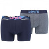 Boxerii Levi&#039;s Boxer 2 Pairs Briefs 37149-0591 albastru marin, L, M