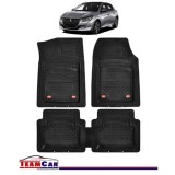 Covorase Auto TeamCar&reg; Tip Tavita Compatibile Peugeot 208 I (2012-2019) Negru Material Rezistent, Cauciuc