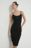 HUGO Blue rochie culoarea negru, mini, mulată 50522393