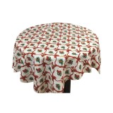 Cumpara ieftin Fata de masa pentru 4 persoane, Mistletoe, bumbac 100%, 150x150cm, multicolor