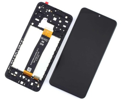 Display Samsung Galaxy A13 5G A136 cu Rama Black Negru foto
