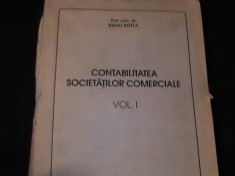 CONTABILITATEA SOCIETATILOR COMERCIALE-PROF. UNIV.MIHAI RISTEA-VOL-1-568 PG- foto