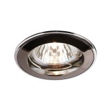 Spot incastrat ELC 146 70011, GU10, negru / crom
