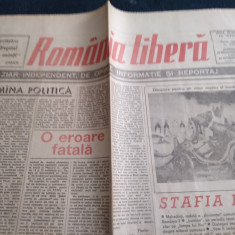 ZIARUL ROMANIA LIBERA NR 282 25 26 NOIEMBRIE 1990