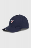 Rossignol șapcă de baseball din bumbac culoarea albastru marin, cu imprimeu, RLMMH23