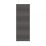 vidaXL Jaluzea plisată negru 40x150 cm Lățime țesătură 39,4cm poliester