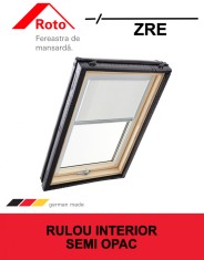 Rulou interior transparent fereastra mansarda Roto ZRE foto