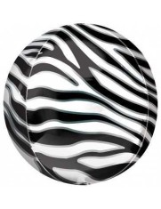 Balon Folie Sfera 3D Print Zebra 60x60 cm foto