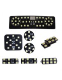 Kit leduri interior 8 piese pentru VW Passat B6/B7, Passat CC, Jetta, Xenon Bright