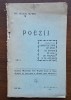 Ing. Nicolau Alfred &mdash; Poezii, Vol. I, București 1931, ediție broșată