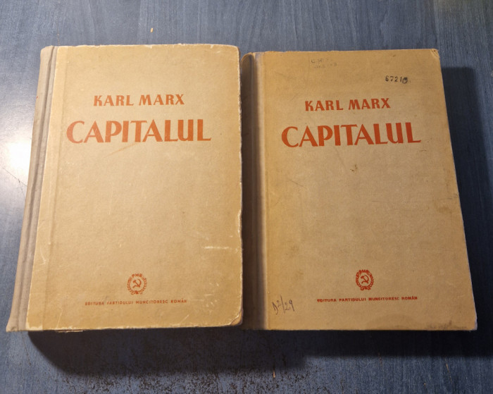 Capitalul volumele 1 si 2 Karl Marx