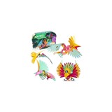 Clixo&reg; joc magnetic de construit - Pasari tropicale (22 piese)
