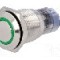 Intrerupator anti-vandalism, ON-(ON), &Oslash;16mm, ONPOW - LAS2-GQF-11E/G12V/S-P