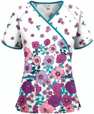 Bluza medicala &amp;amp;#8222;Royal garden&amp;amp;#8221; (WT669ROG) foto